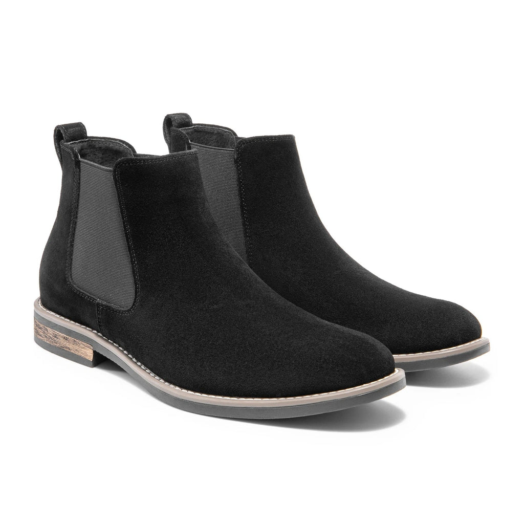 Men's Suede Leather Chelsea Ankle Boots For Working