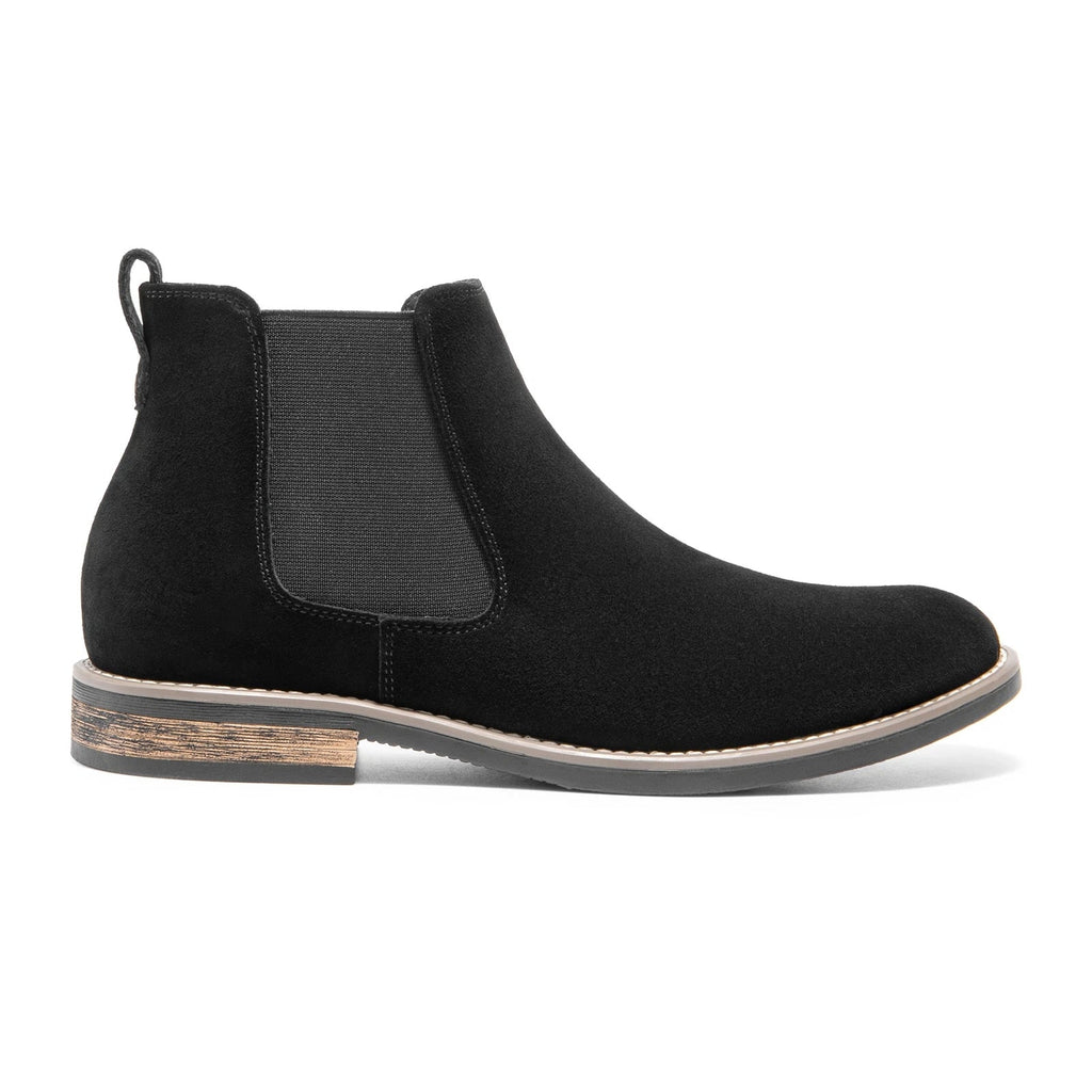 Men's Suede Leather Chelsea Ankle Boots For Working