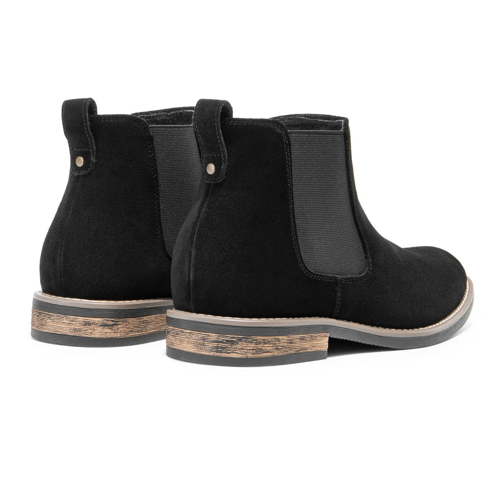 Men's Suede Leather Chelsea Ankle Boots For Working