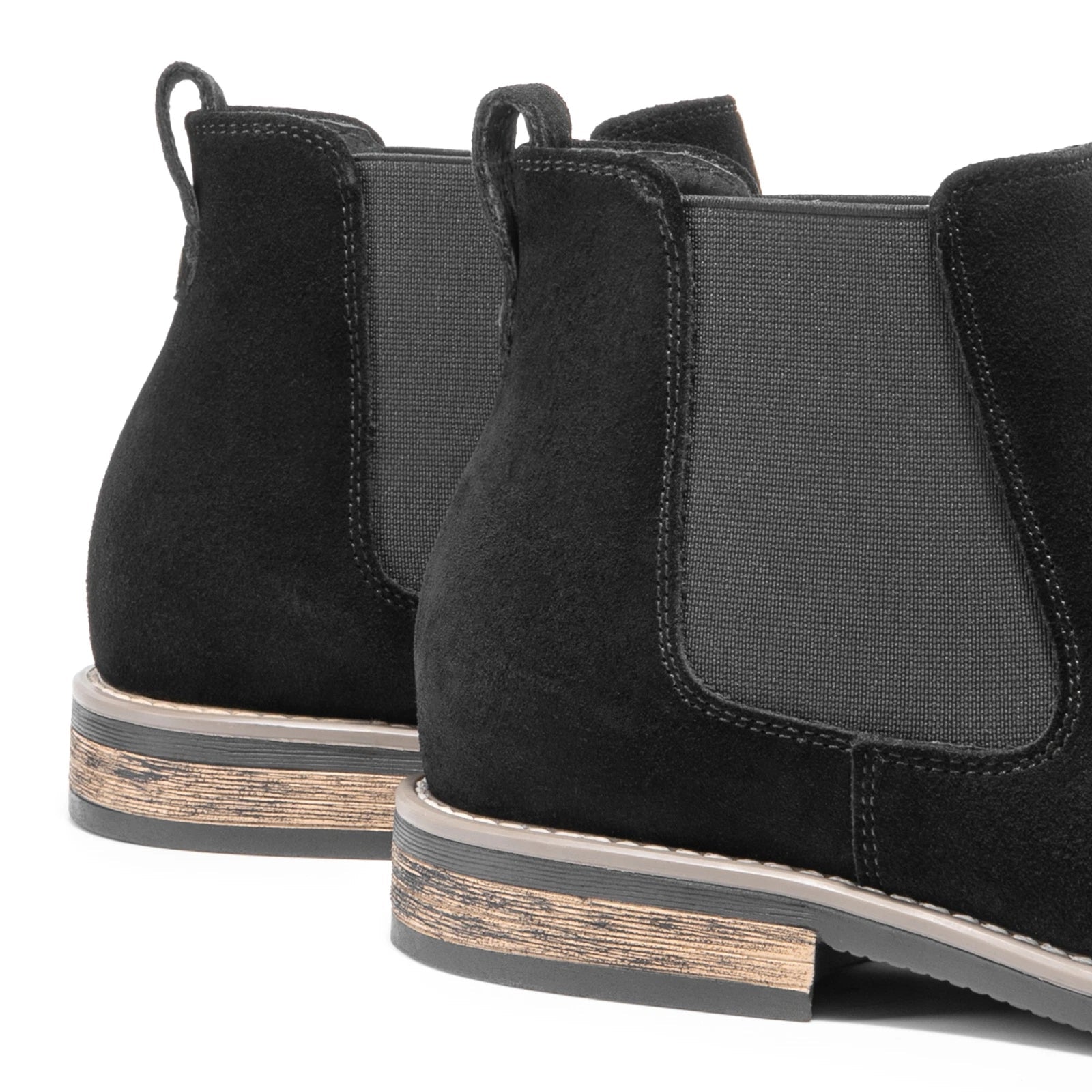 Men's Suede Leather Chelsea Ankle Boots For Working