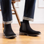 Men's Suede Leather Chelsea Ankle Boots For Working