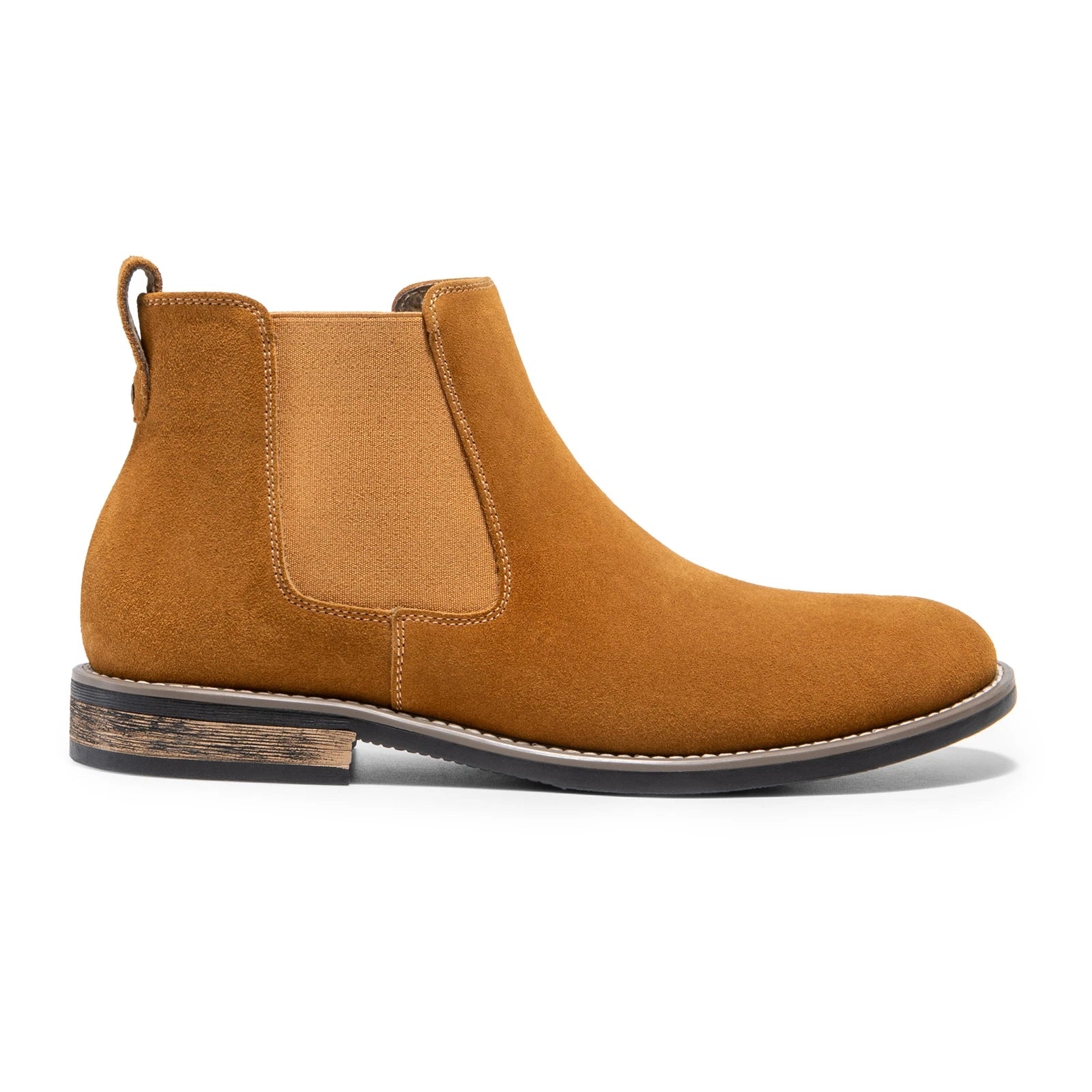Men's Suede Leather Chelsea Ankle Boots For Working
