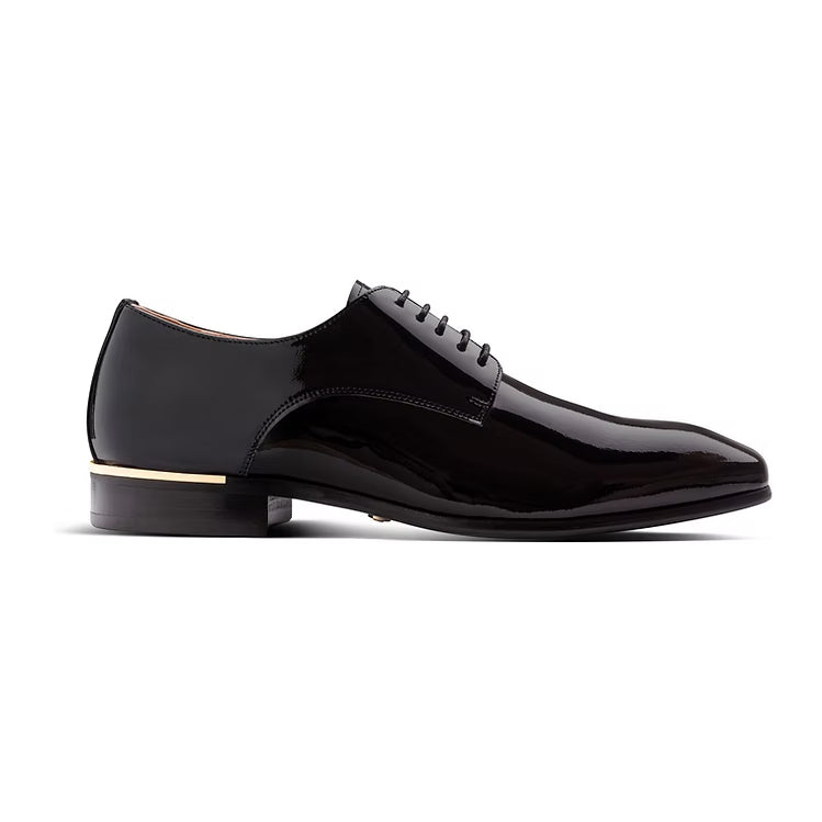 Patent Black & Gold Shoe