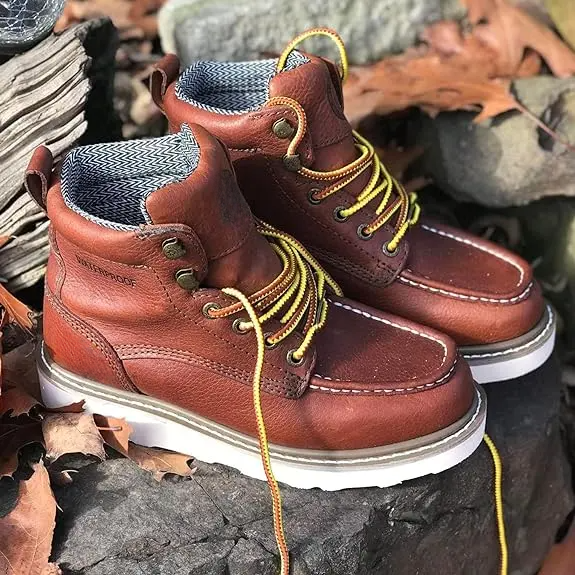 6 Inch Waterproof Wedge Work Boots