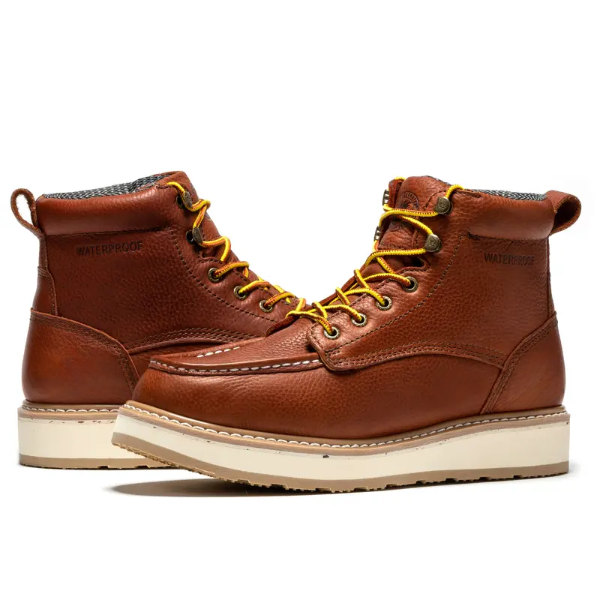 6 Inch Waterproof Wedge Work Boots